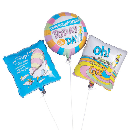 Oh the Places You’ll Go 18" Mylar Balloon Set